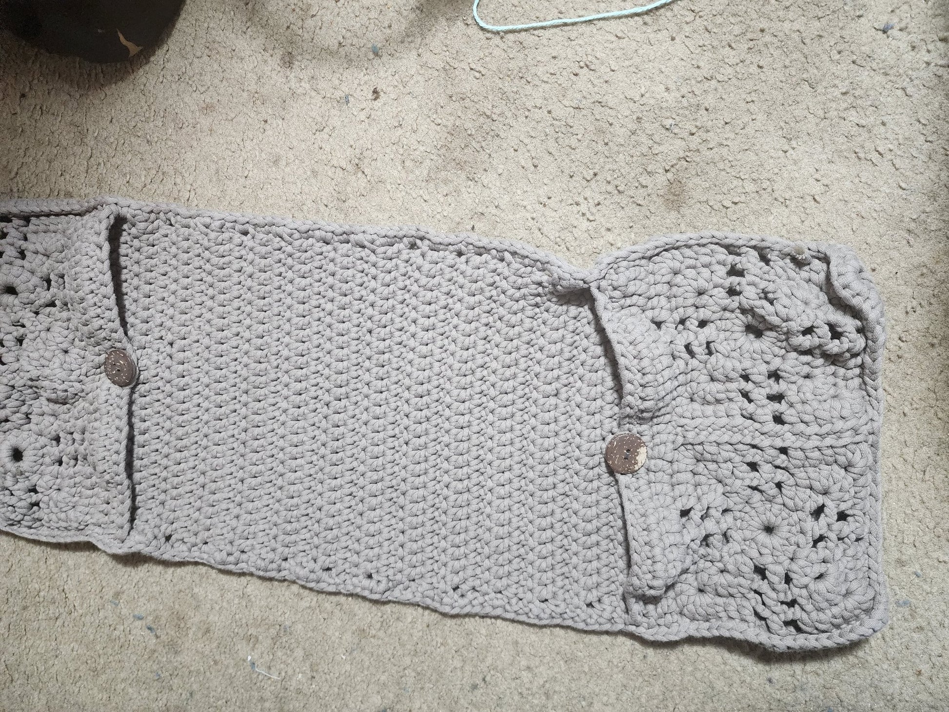 Crocheted Chair Organizer - DONNA'S DESIGN OF HANDMADE ITEMS