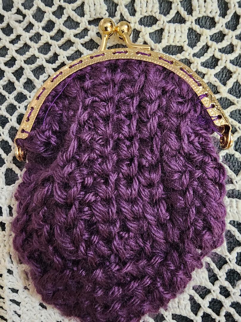 Crocheted Coin Purse - DONNA'S DESIGN OF HANDMADE ITEMS